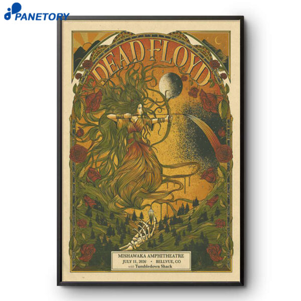 Dead Floyd Mishawaka Amphitheatre Tour Jul 11 2026 Poster