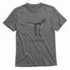 Dinosaur Korean Text Cat Dog T-shirt 1