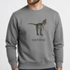 Dinosaur Korean Text Cat Dog T-Shirt 2