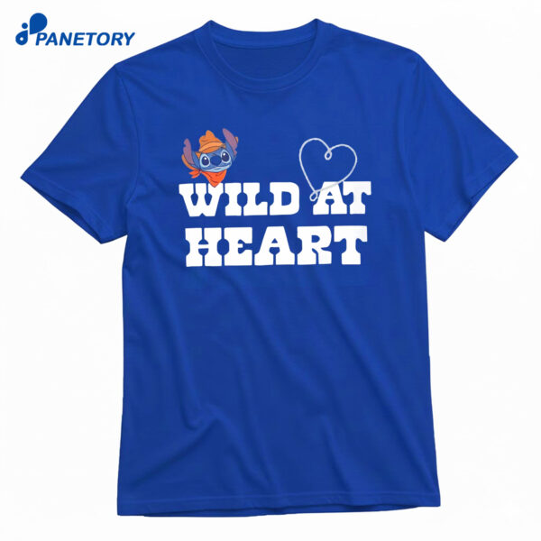 Disney Stitch Wild At Heart T-Shirt