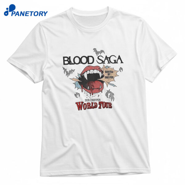 Enhypen Blood Saga World Tour T-Shirt