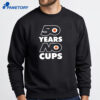 Erik Karlsson Flyers 50 Years No Cups T-Shirt 4 Erik Karlsson Flyers 50 Years No Cups T-Shirt 2