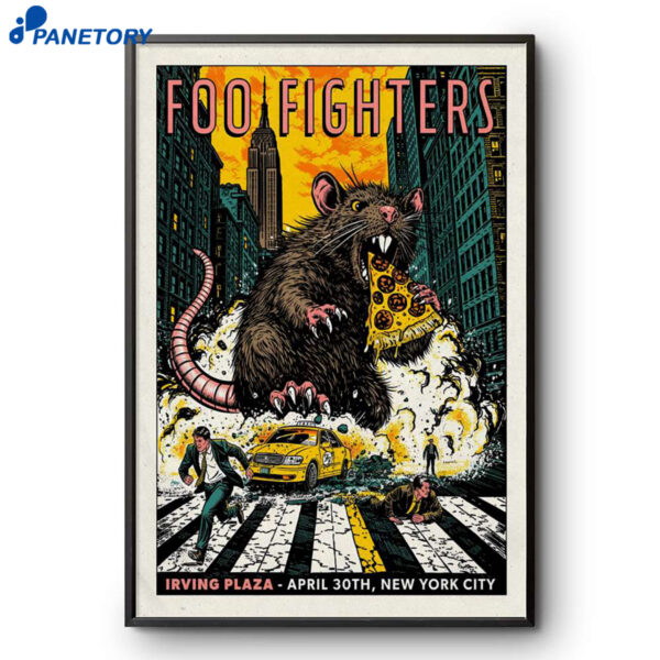 Foo Fighters New York NY Apr 30 2026 Poster