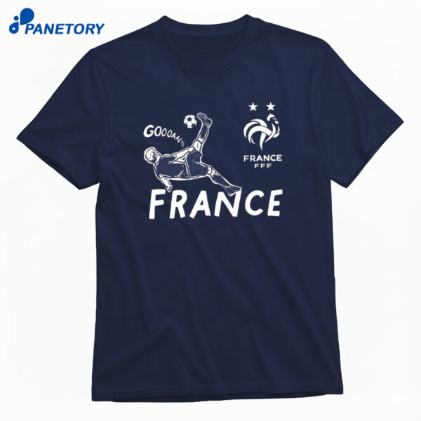 France National Team Impressions Artwork Navy T-Shirt