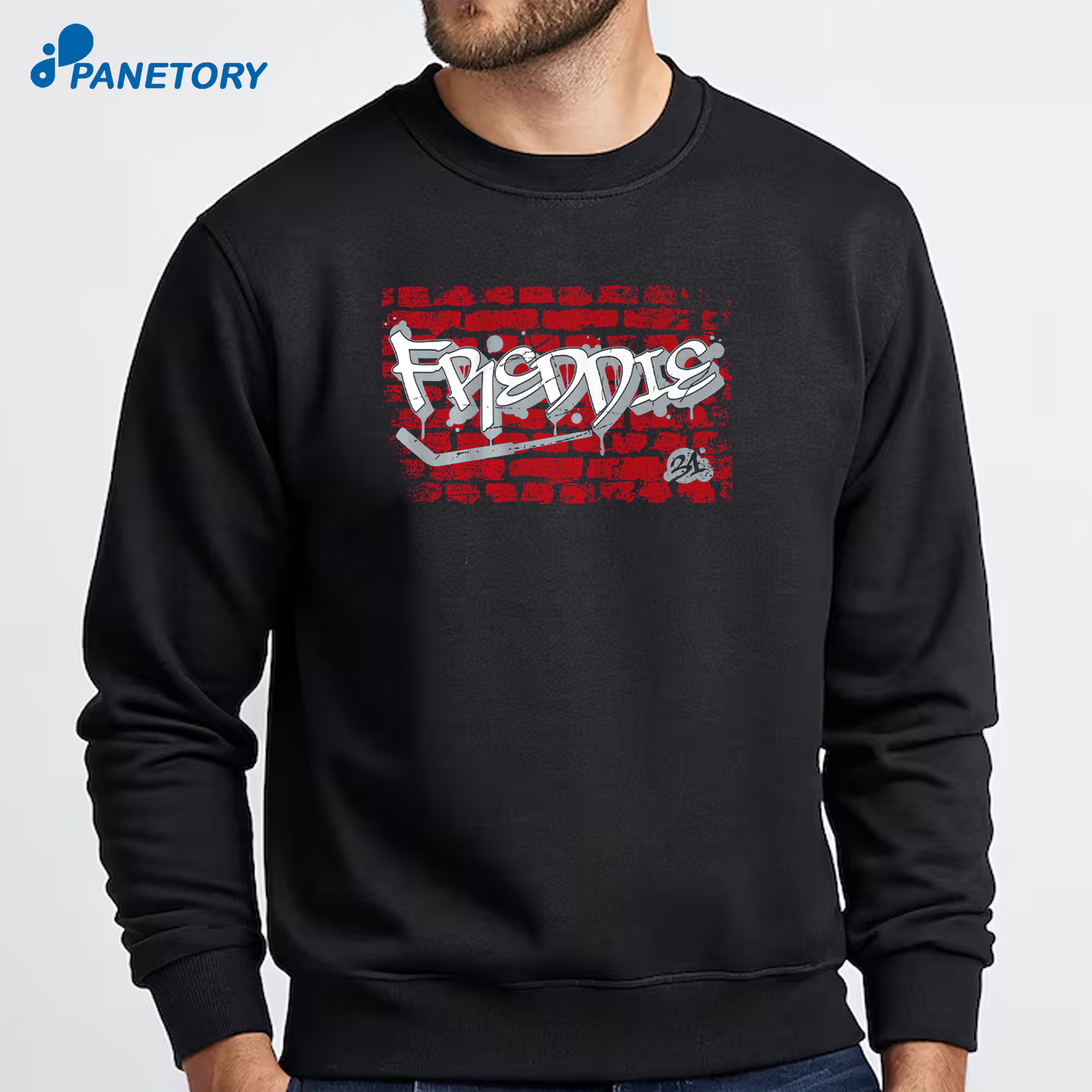 Frederik Andersen Brick Wall Freddie T-Shirt 6 Frederik Andersen Brick Wall Freddie T-Shirt 3