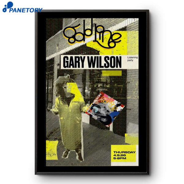 Gary Wilson Gold Line Los Angeles CA Apr 9 2026 Poster