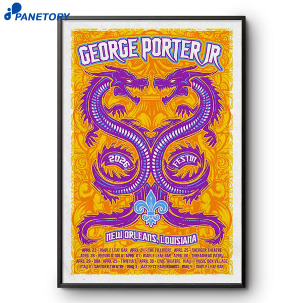 George Jr. Jazz Fest New Orleans LA 2026 Poster