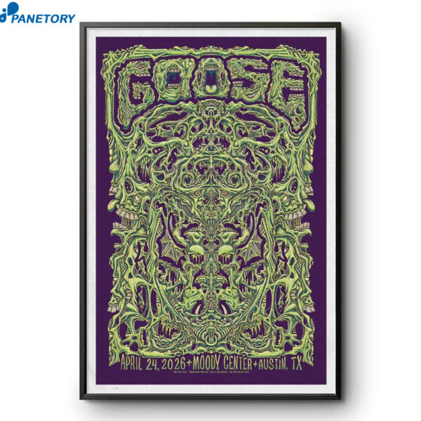 Goose Austin TX Tour Apr 24 2026 Poster