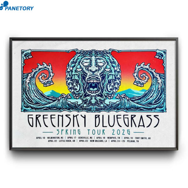 Greensky Bluegrass Spring Tour 2026 Poster