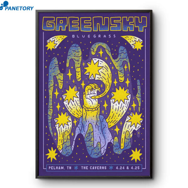 Greensky Bluegrass The Caverns Grundy County TN Apr 24-25 2026 Poster