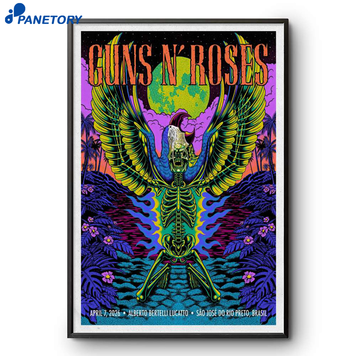 Guns N Roses Brasil For Sao Jose Do Rio Preto Apr 7 2026 Poster 2 Guns N Roses Brasil For Sao Jose Do Rio Preto Apr 7 2026 Poster