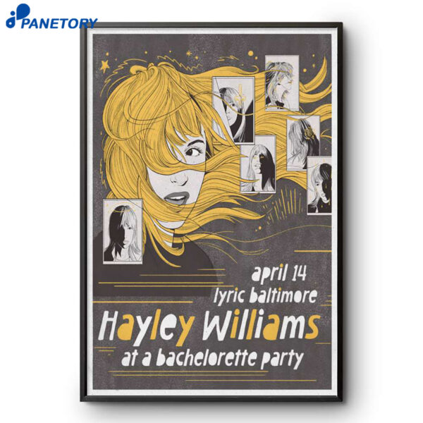 Hayley Williams Baltimore MD Apr 14 2026 Poster