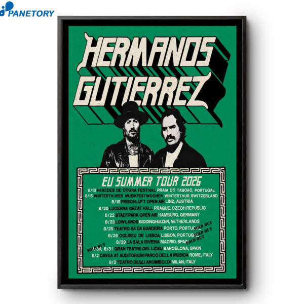 Hermanos Gutiérrez EU Summer Shows 2026 Poster