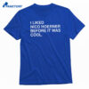 I Liked Nico Hoerner Before It Was Cool T-shirt 1
