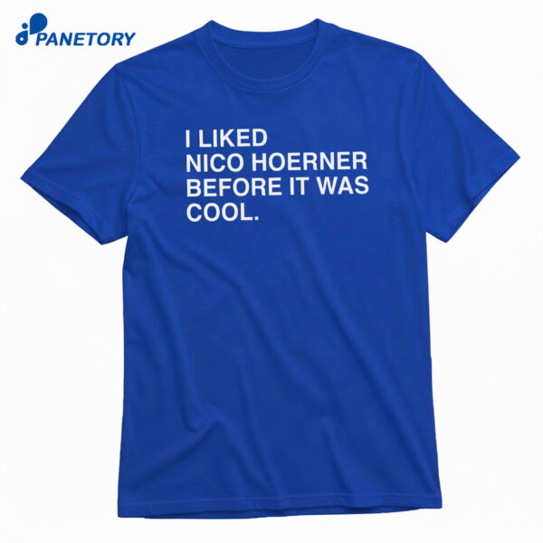 I Liked Nico Hoerner Before It Was Cool T-Shirt