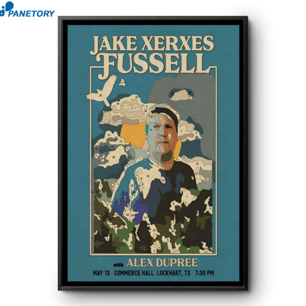 Jake Xerxes Fussell Lockhart TX May 13 2026 Poster