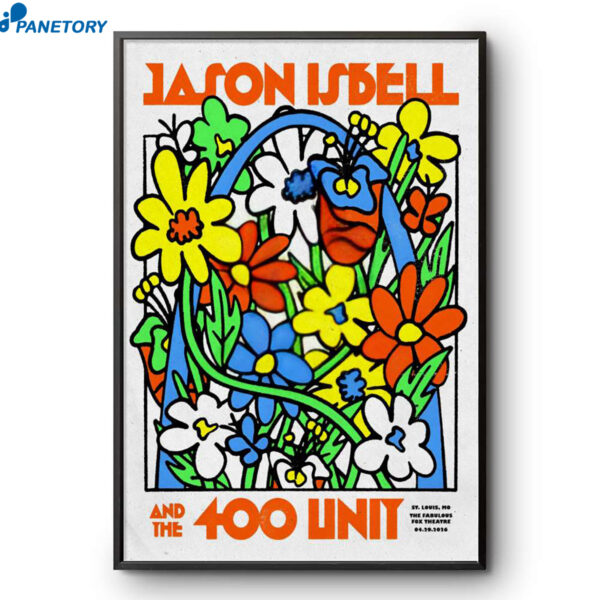 Jason Isbell And The 400 Unit St. Louis Mo Tour Apr 29 2026 Poster