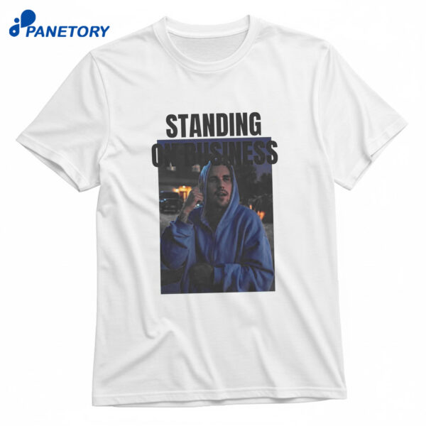 Justin Bieber Standing On Business T-Shirt
