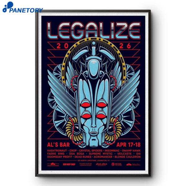 Legalize Lexington Apr 17 - 18 2026 Poster