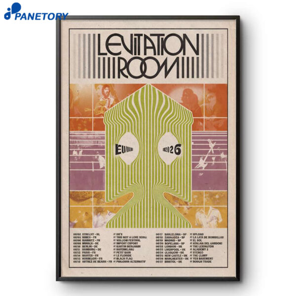 Levitation Room EU-UK Shows 2026 Poster