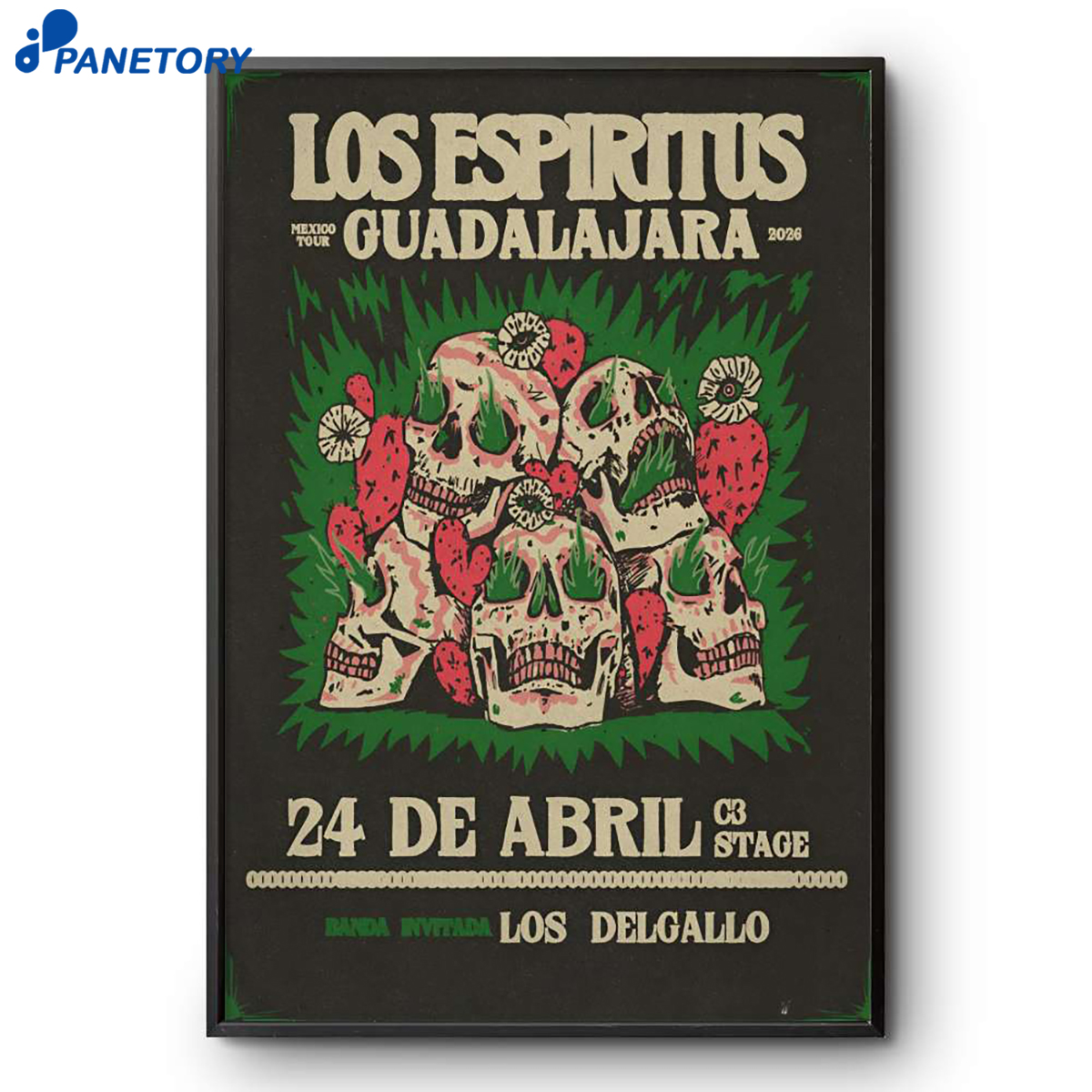 Los Espiritus Guadalajara Mexico Apr 24 2026 Poster 2 Los Espiritus Guadalajara Mexico Apr 24 2026 Poster