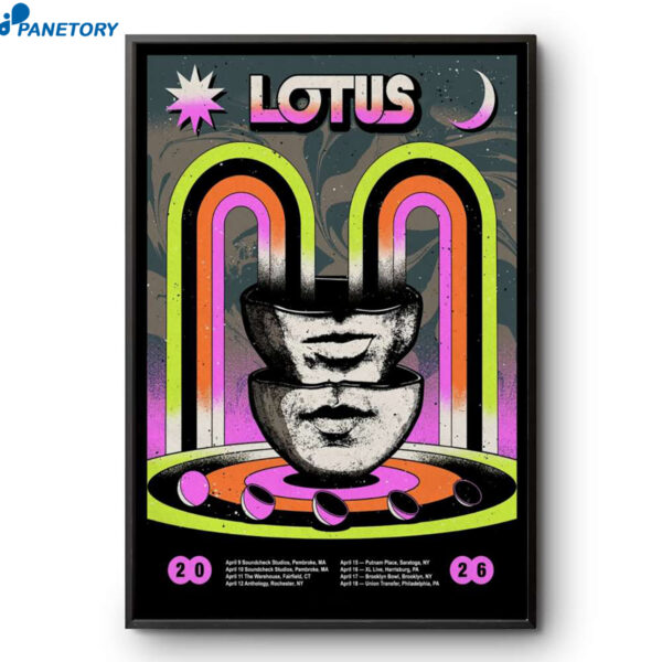 Lotus Tour Apr 2026 Poster