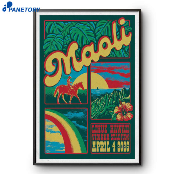 Maoli Music Vidinha Stadium Lihue HI Apr 4 2026 Poster