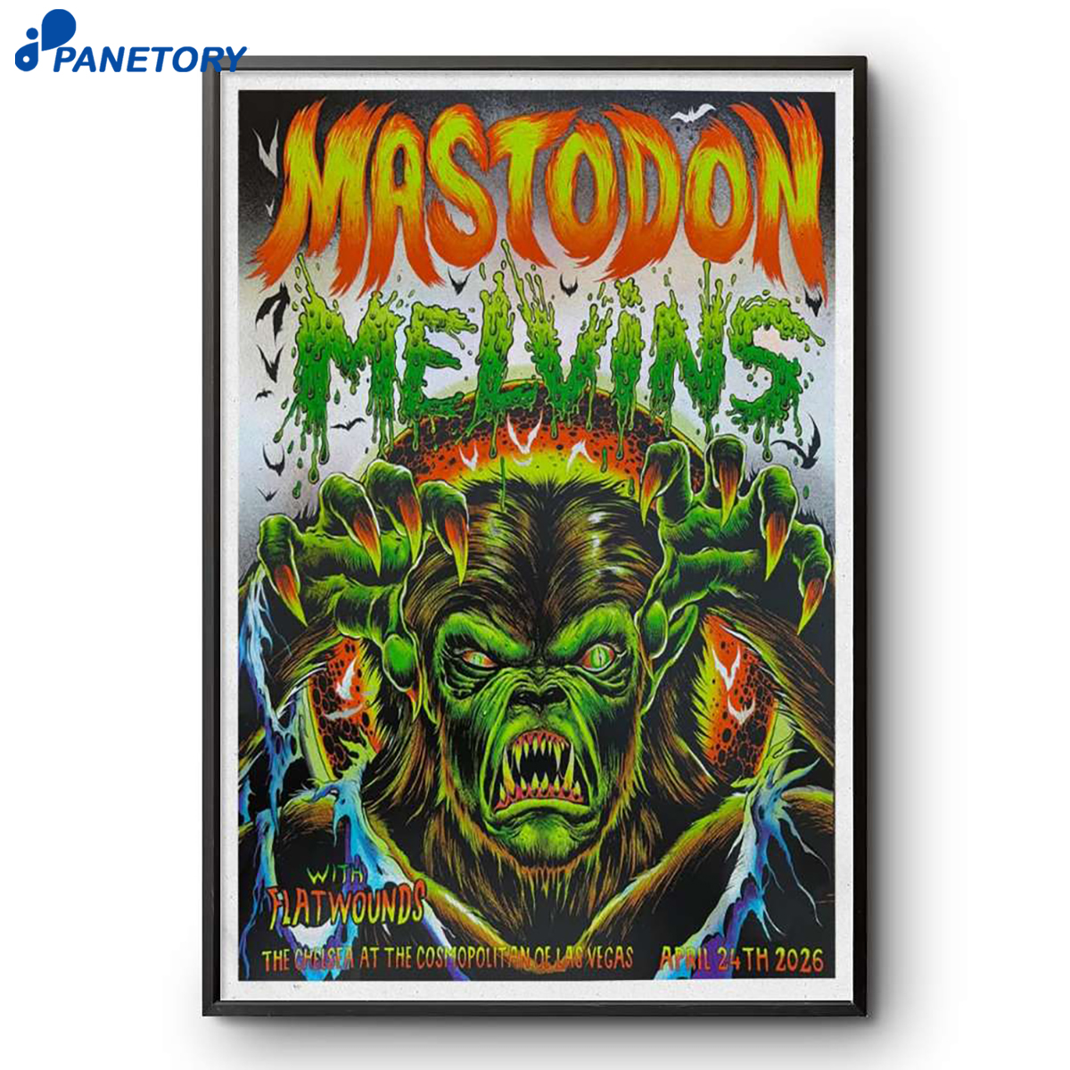 Mastodon With Melvins Las Vegas Apr 24 2026 Poster 2 Mastodon With Melvins Las Vegas Apr 24 2026 Poster