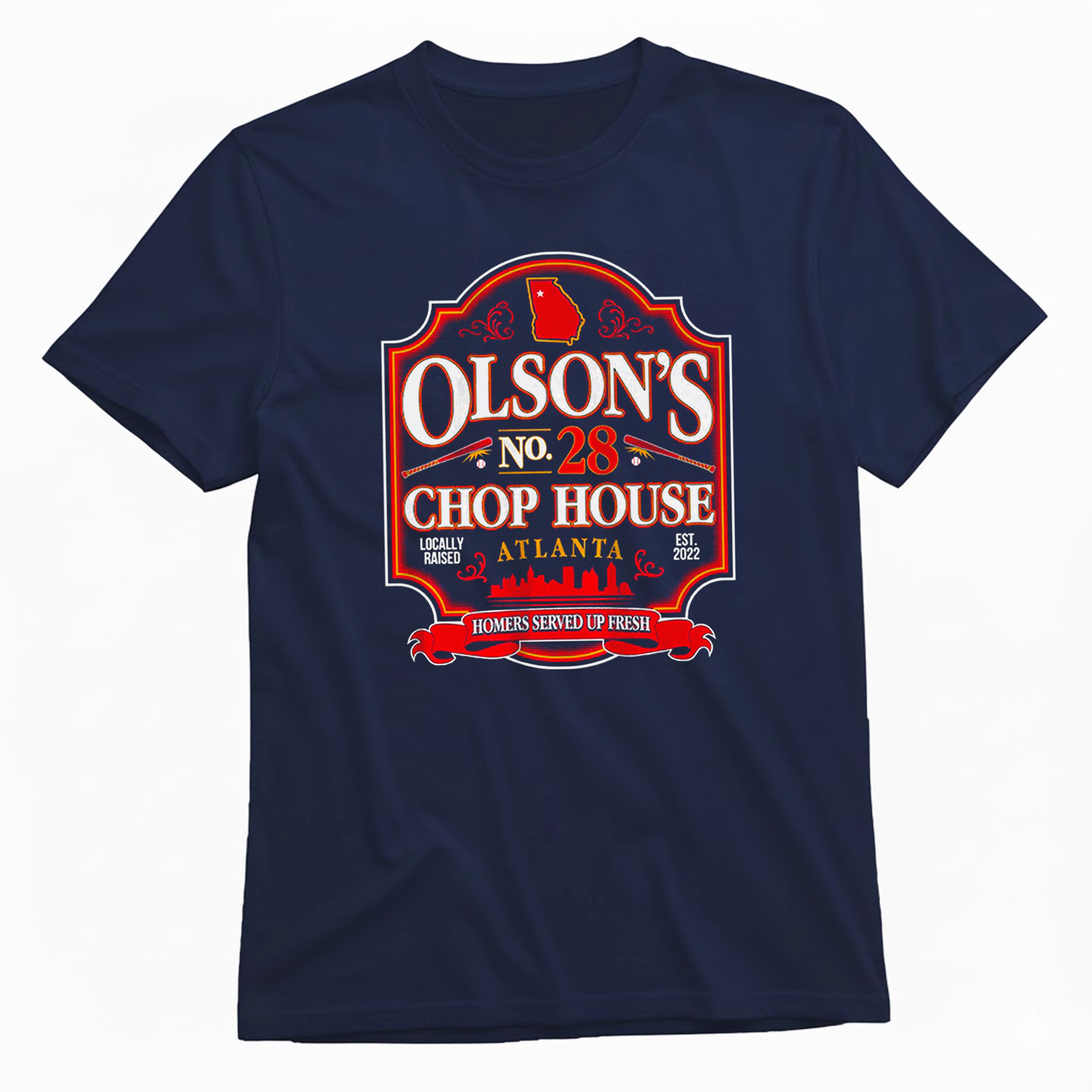 Matt Olson'S Chop House T-Shirt 8 Matt Olson'S Chop House T-Shirt 1