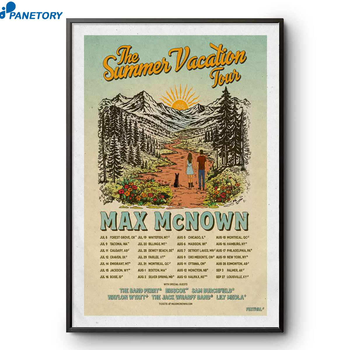 Max Mcnown The Summer Vacation Tour 2026 Poster 2 Max Mcnown The Summer Vacation Tour 2026 Poster