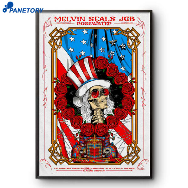 Melvin Seals And Jgb Eugene OR Jul 4 2026 Poster