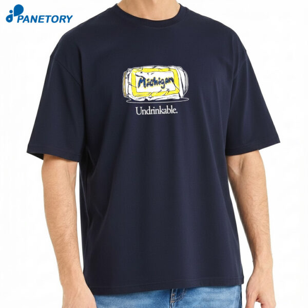Michigan Wolverines Basketball Undrinkable T-Shirt