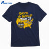 Michigan Wolverines Mbb 2026 National Champions Shock The World Tour T-shirt 1