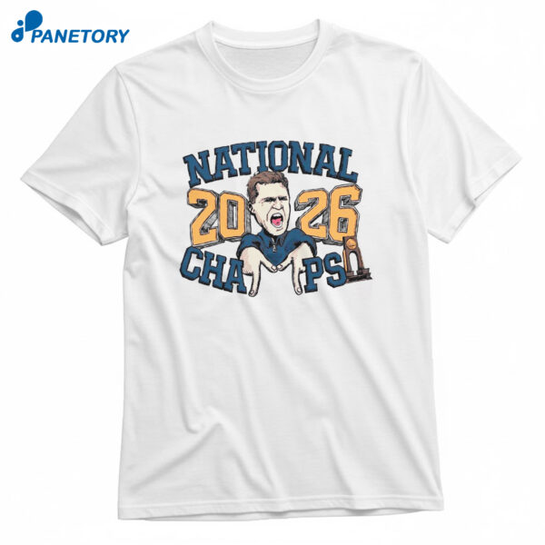 Michigan Wolverines National Champions Basketball Coach 2026 T-Shirt