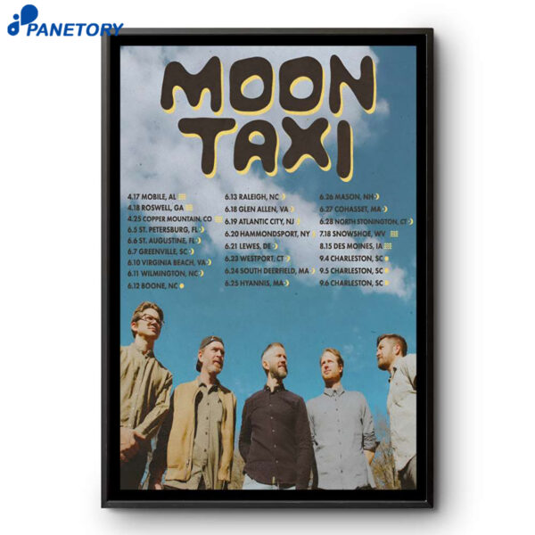 Moon Taxi Summer Tour 2026 Poster