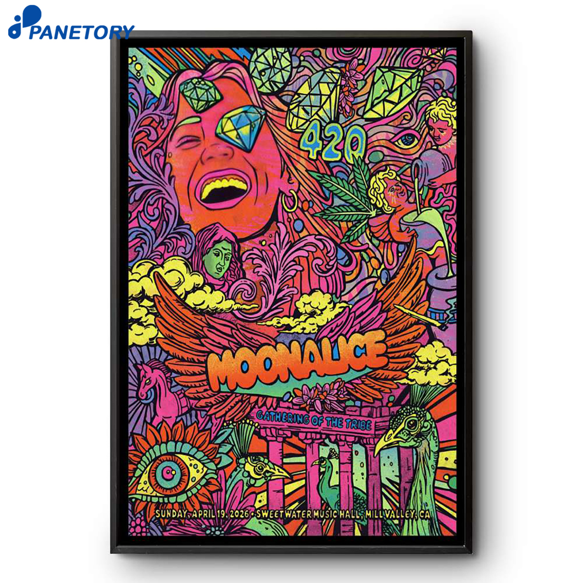 Moonalice 420 Gathering Of The Tribe Mill Valley Ca Apr 19 2026 Poster 2 Moonalice 420 Gathering Of The Tribe Mill Valley Ca Apr 19 2026 Poster