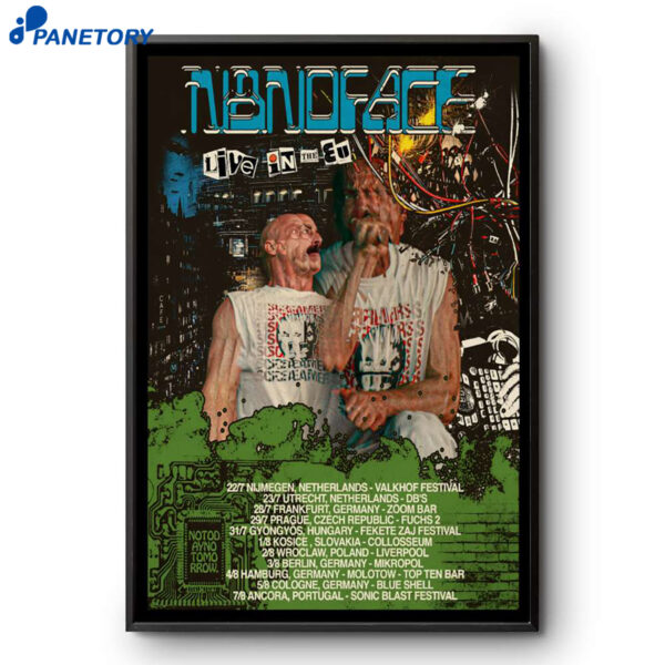 N8NOFACE EU Shows 2026 Poster