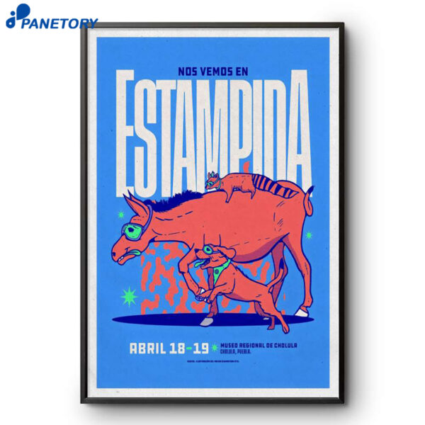 Nos Vemos En El Festival Estampida Abril 18-19 2026 Poster