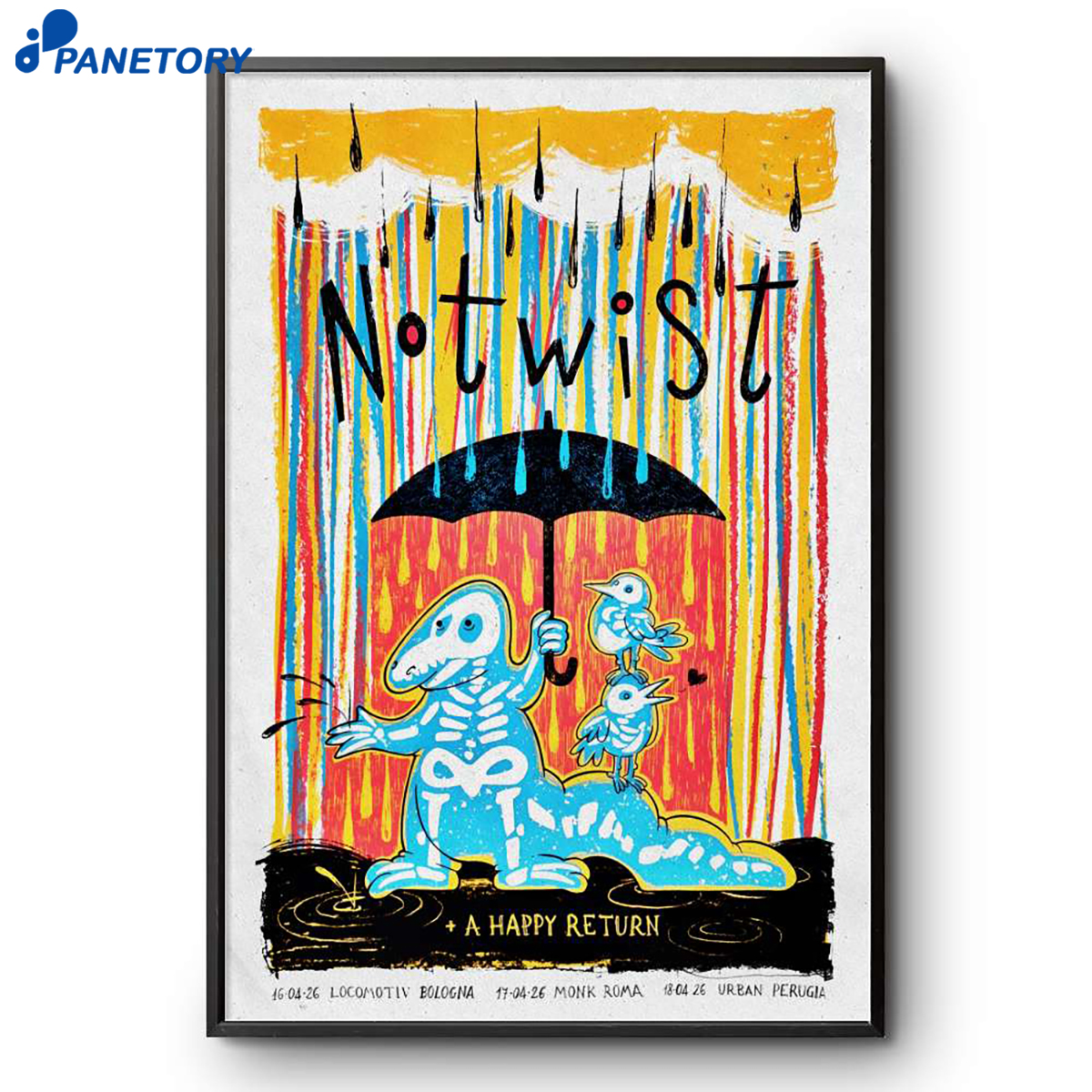 Notwist Roma Italy Apr 17 2026 Poster 2 Notwist Roma Italy Apr 17 2026 Poster