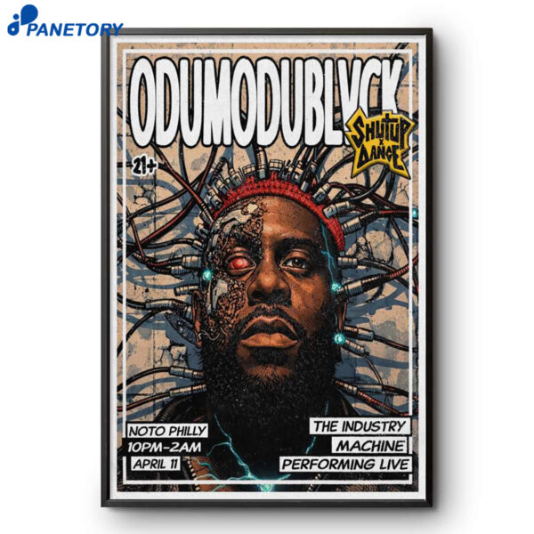 Odumodu Blvck Philadelphia PA Apr 11 2026 Poster