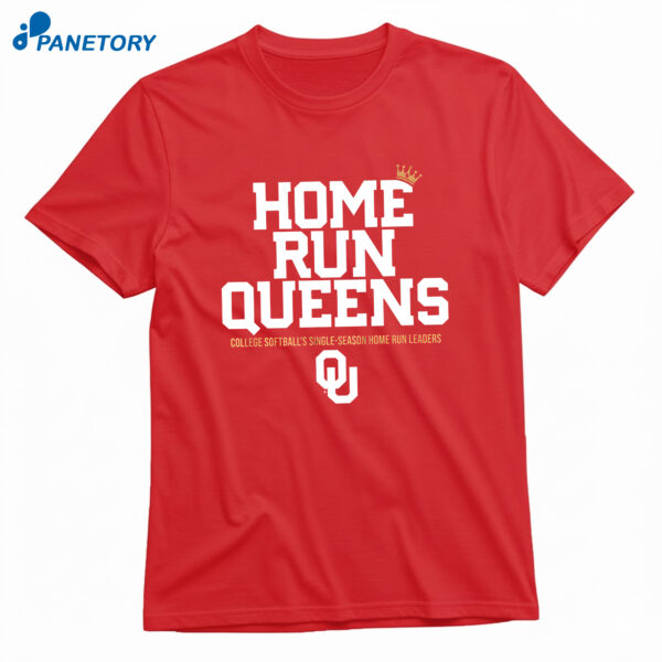 Oklahoma Softball Home Run Queens T-Shirt