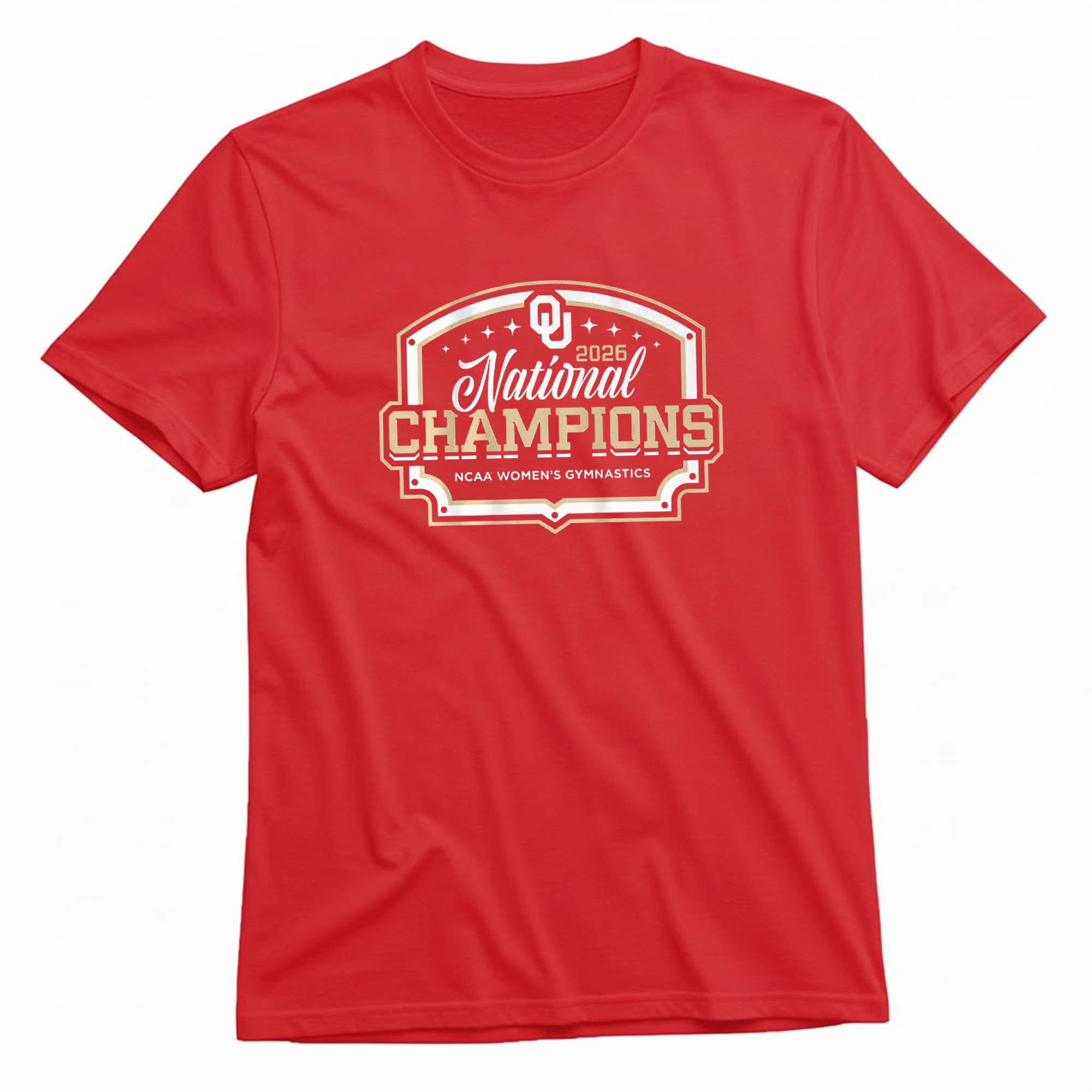 Oklahoma Women'S Gymnastics 2026 National Champions T-Shirt 8 Oklahoma Women'S Gymnastics 2026 National Champions T-Shirt 1