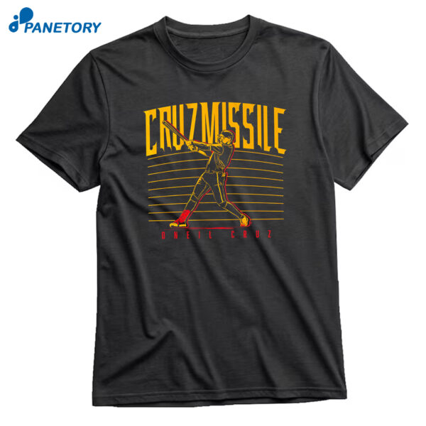 Oneil Cruz Hitting Missile T-Shirt