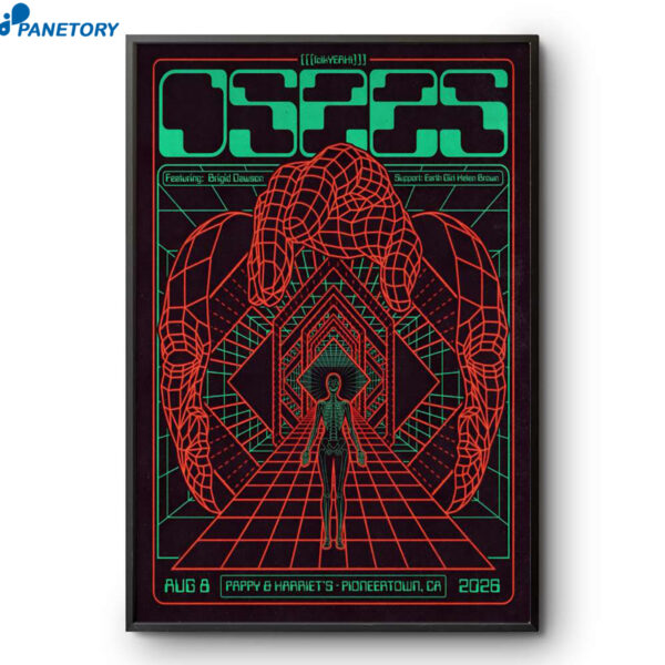 Osees Pappy & Harriet's Pioneertown CA Aug 8 2026 Poster