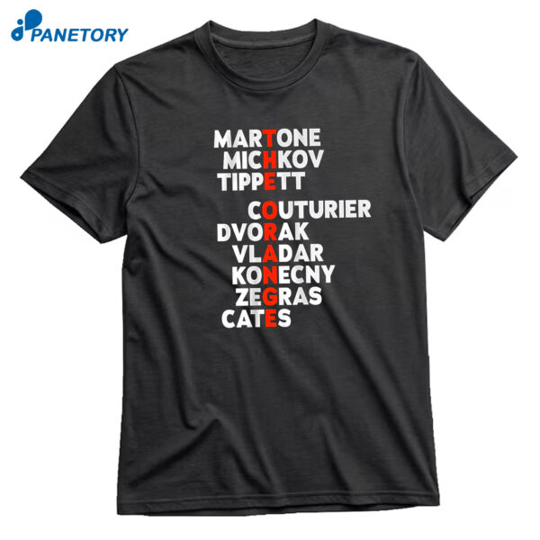 Philadelphia Hockey The Orange Names T-Shirt