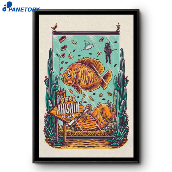 Phish Gone Phishin Vegas 2026 Poster