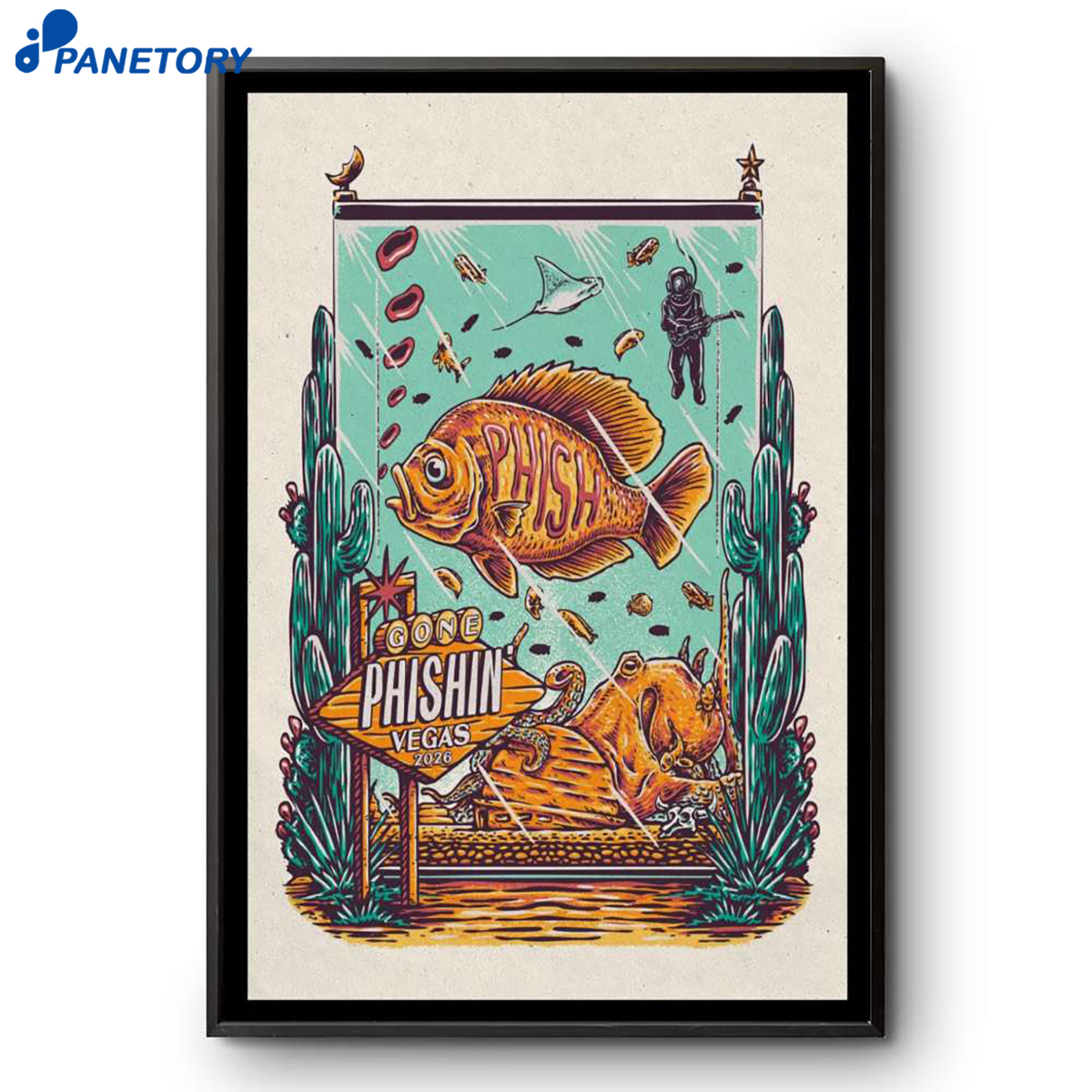 Phish Gone Phishin Vegas 2026 Poster 2 Phish Gone Phishin Vegas 2026 Poster