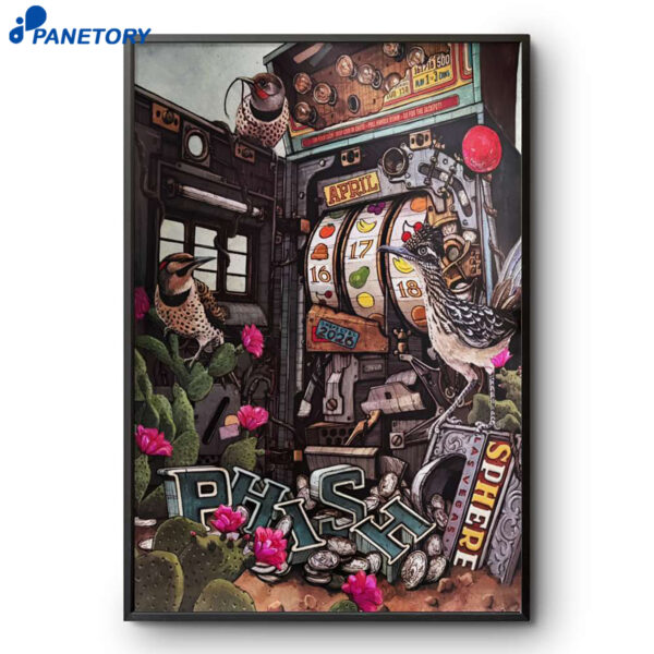 Phish Las Vegas NV Apr 16-18 2026 Poster