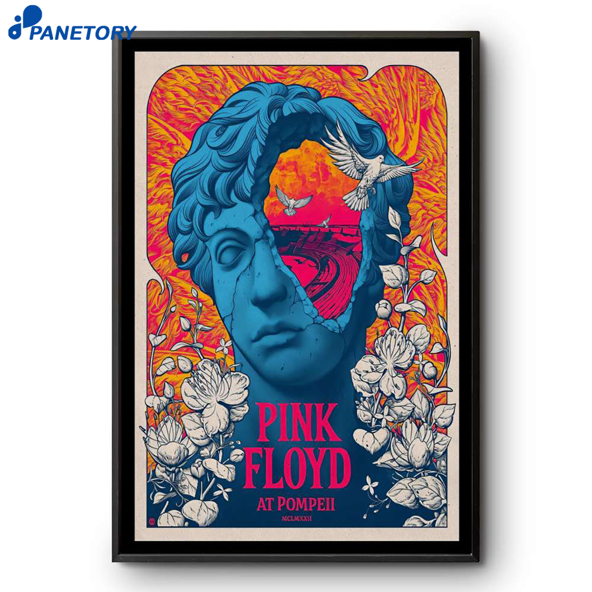 Pink Floyd Pompeii Mcmlxxii Poster 2 Pink Floyd Pompeii Mcmlxxii Poster