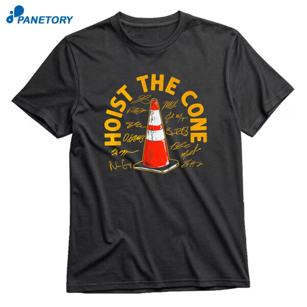 Pittsburgh Baseball Hoist The Cone Signatures T-Shirt